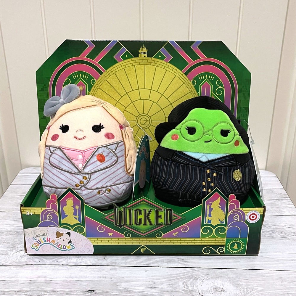 Squishmallows‎ Wicked Movie 5 Inch 2-Pack Elphaba Glinda Upland Target Exclusive